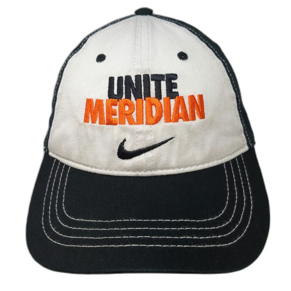 Cap America Baseball Cap Black White Orange OSFM Slideback Unite Meridian Hat